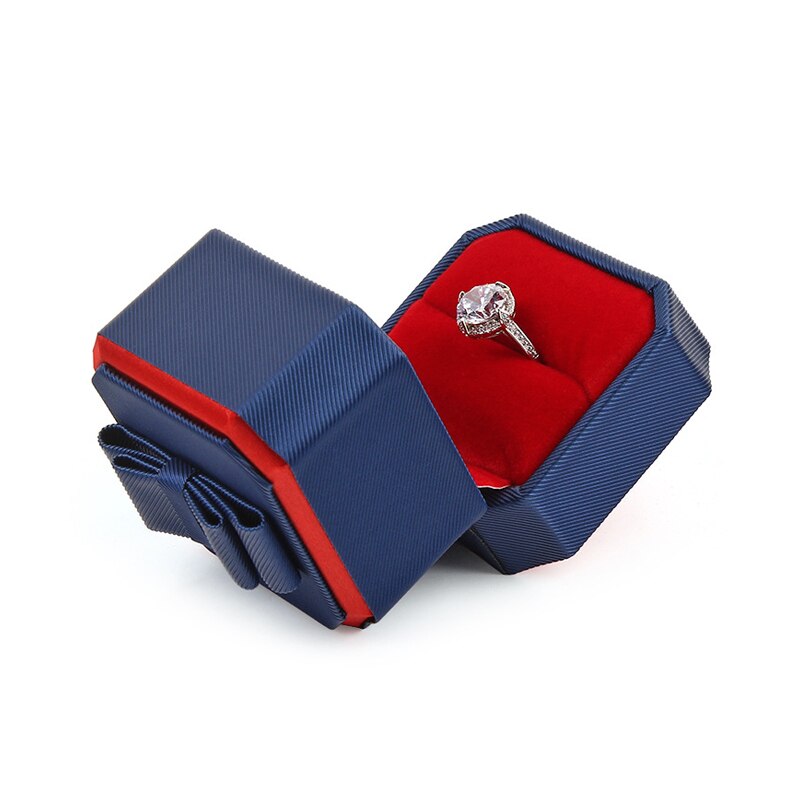 Écrin Bague Bleu & Rouge – Élégance contrastée