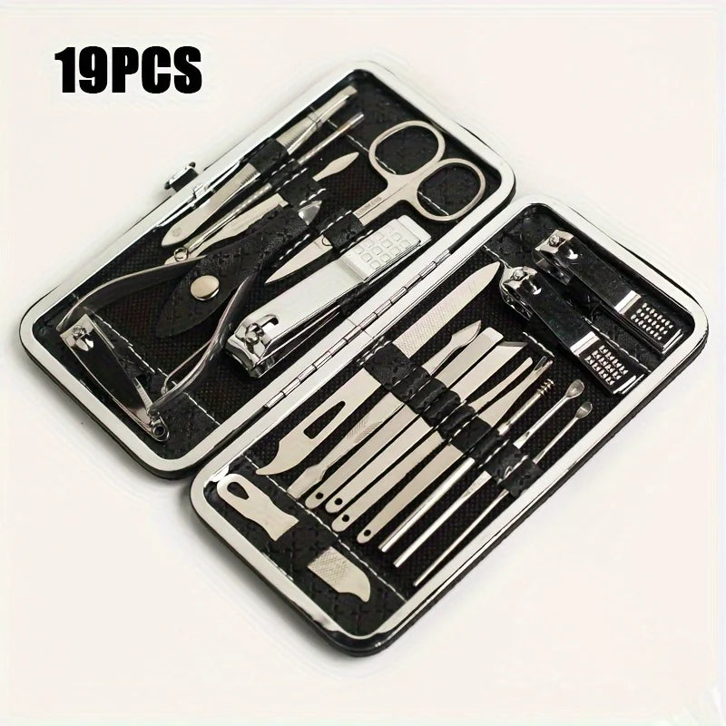 Trousse Manucure et Pédicure 19 Pièces