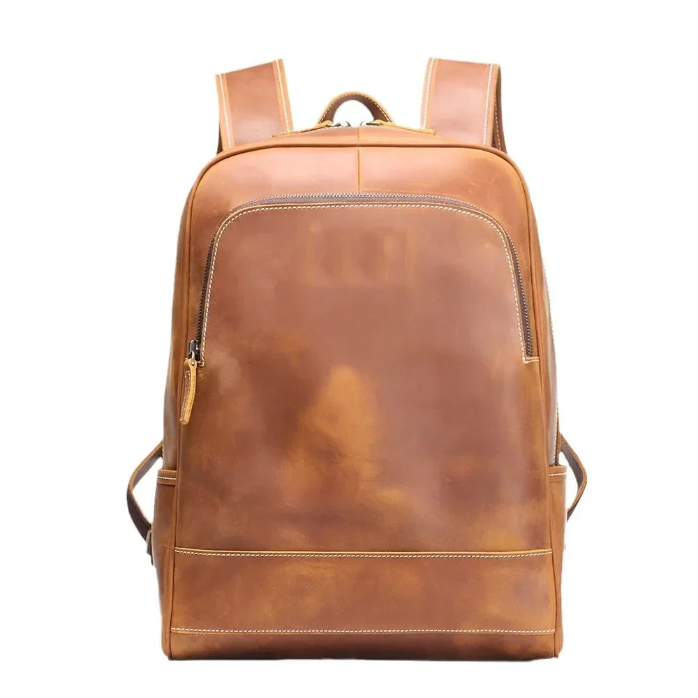 Sac à Dos en Cuir Henri pour Homme - Ligne Épurée et Sobre