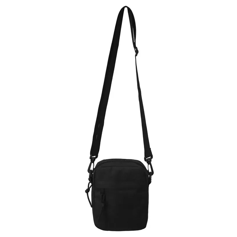 Sacoche Homme en Tissu Blanc, Petit Sac Bandoulière Léger