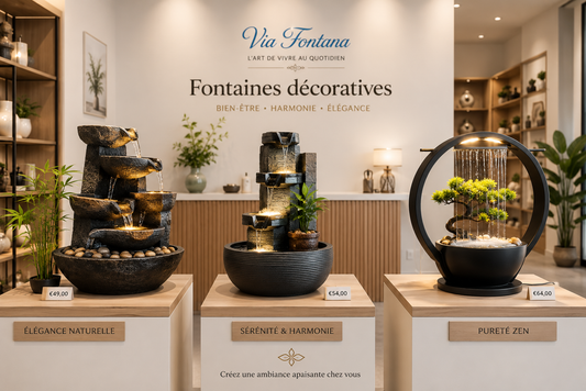 Les fontaines décoratives : bien plus qu'un objet de décoration
