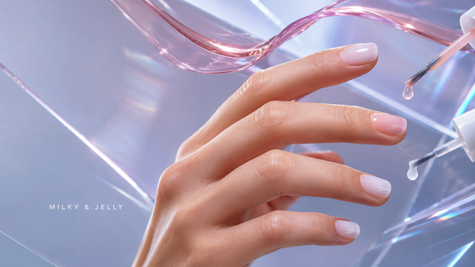Vernis milky et jelly : l’art des couches translucides