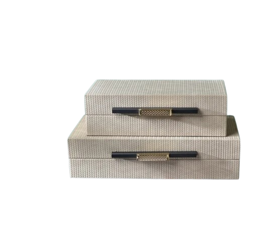 Écrin Bijoux Luxe Beige - Texturé