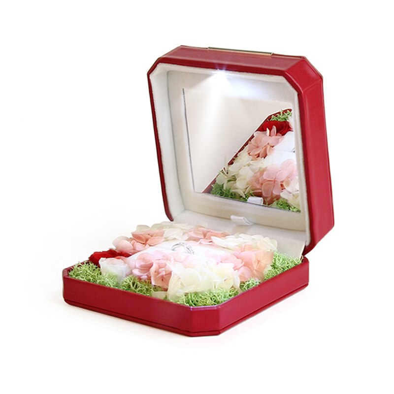 Écrin Bague Rose – Douceur romantique