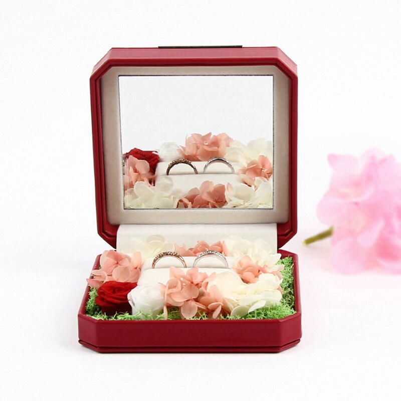 Écrin Bague Rose – Douceur romantique