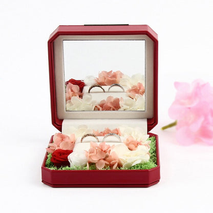 Écrin Bague Rose – Douceur romantique