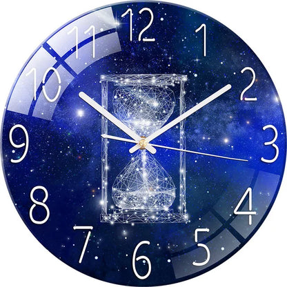 Horloge Murale Verre Design Paysage – Luxe Silencieuse 30cm
