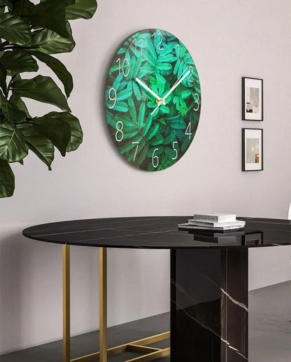 Horloge Murale Verre Design Paysage – Luxe Silencieuse 30cm