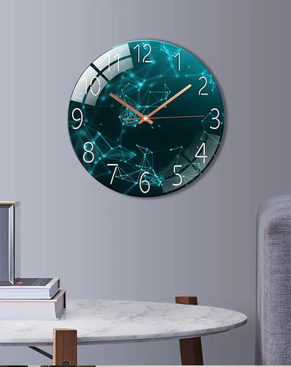 Horloge Murale Verre Design Paysage – Luxe Silencieuse 30cm