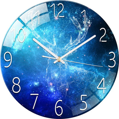 Horloge Murale Verre Design Paysage – Luxe Silencieuse 30cm