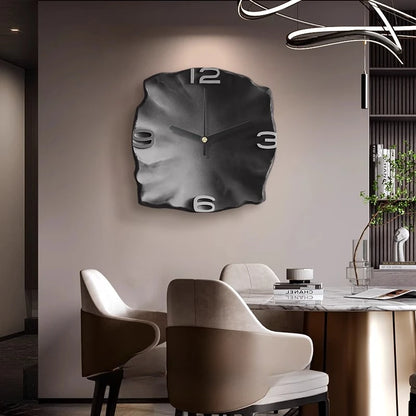 Horloge Murale Design Minéral 30 ou 40 cm – Élégance Contemporaine en Pierre et Céramique