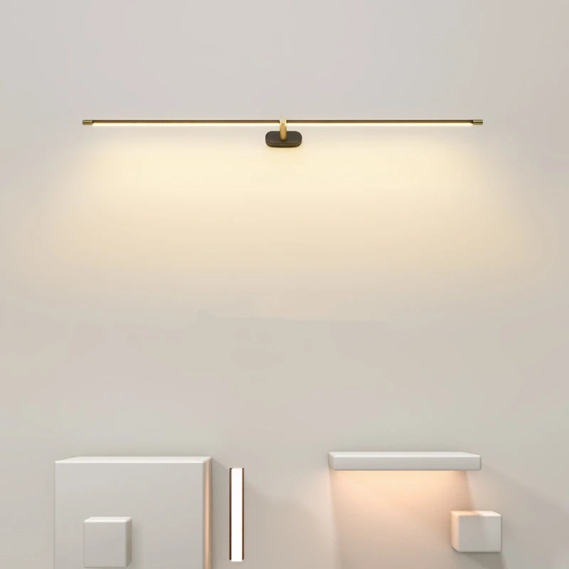 Applique Miroir LED Minimaliste – Salle de Bain & Chambre, 3 Tailles & 2 Lumières