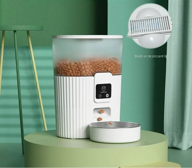Distributeur automatique WiFi pour chats et chiens, minuteur et portions