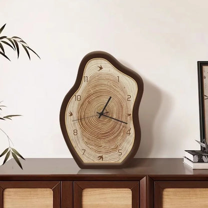 Horloge Murale Rétro Design Géométrique – Style Néoclassique 25x35cm