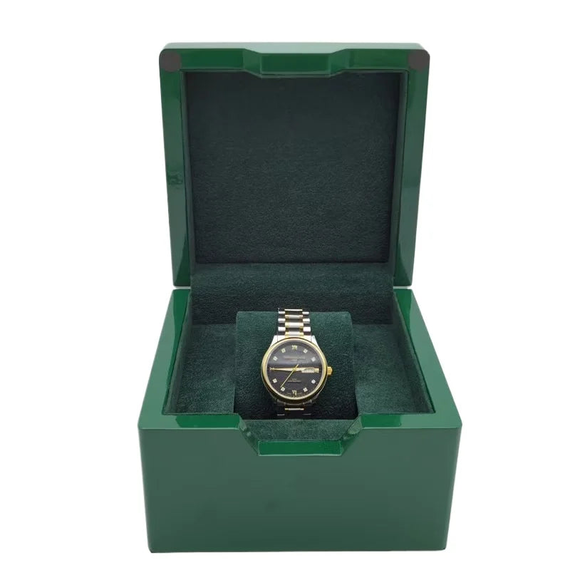 Écrin Montre Luxe Noir & Rouge