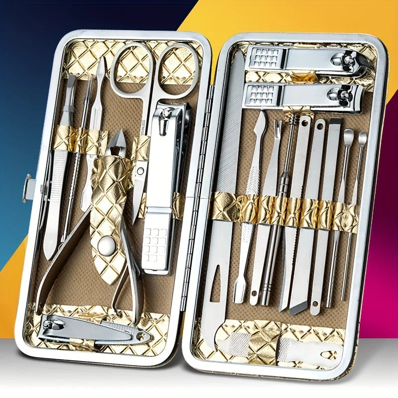 Trousse Manucure et Pédicure 19 Pièces