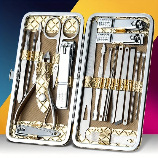 Trousse Manucure et Pédicure 19 Pièces