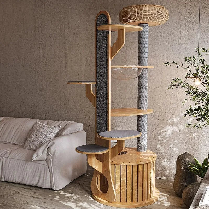 Arbre à Chat Design Premium – Paradis Vertical pour Chats d’Intérieur