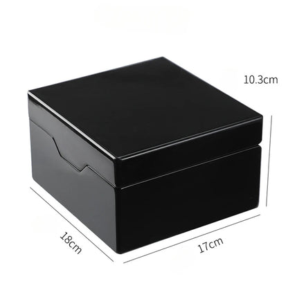 Écrin Montre Luxe Noir & Rouge