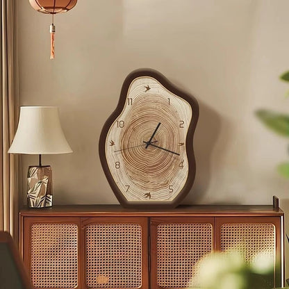 Horloge Murale Rétro Design Géométrique – Style Néoclassique 25x35cm