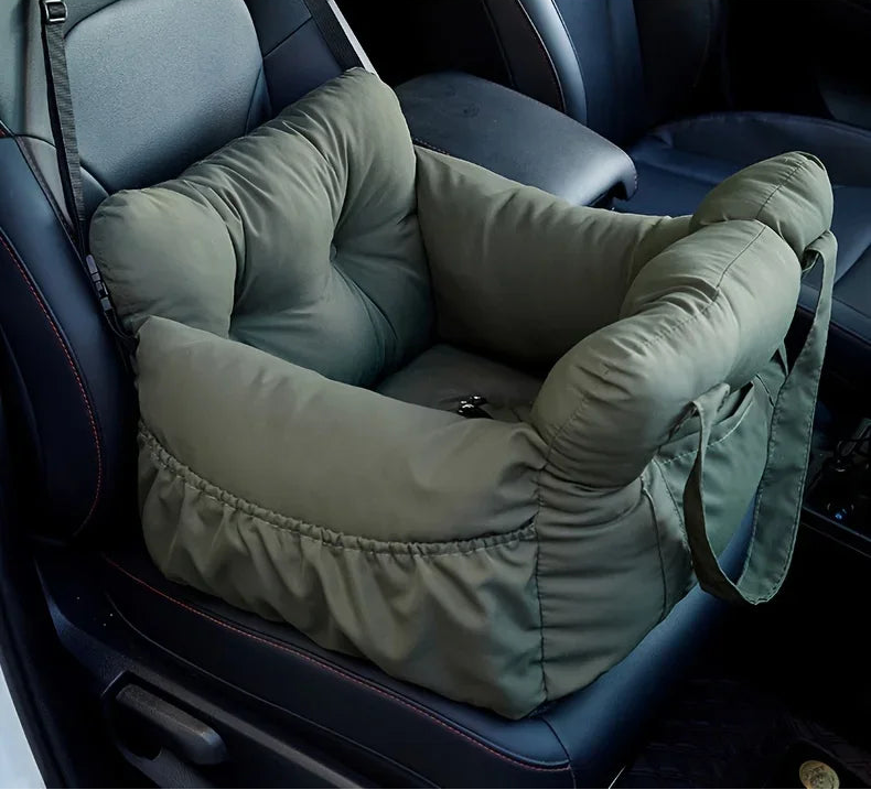 Siège Auto pour Petit Chien – Ceinture Sécurité, Antidérapant & Lavable