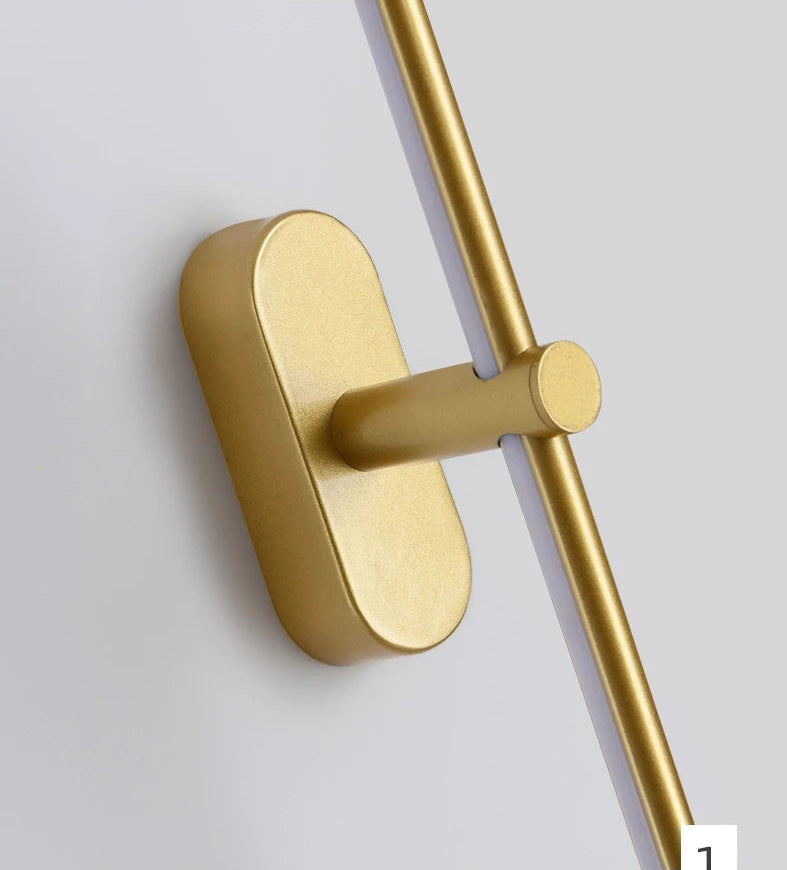 Applique Miroir LED Minimaliste – Salle de Bain & Chambre, 3 Tailles & 2 Lumières