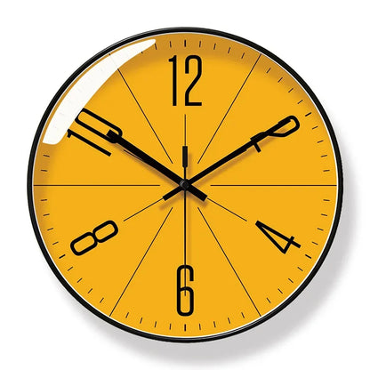 Horloge Murale Moderne – Température, Calendrier & Analogique Silencieuse