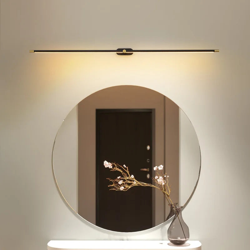 Applique Miroir LED Minimaliste – Salle de Bain & Chambre, 3 Tailles & 2 Lumières