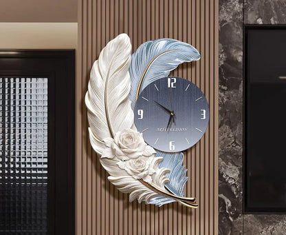 Horloge Murale Luxe Grande Taille Silencieuse – Version Lumineuse ou Standard, 3 Styles