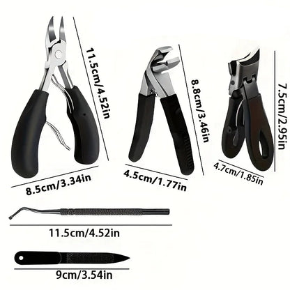 Kit Manucure & Pédicure Professionnel – Ongles Épais et Incarnés (1 à 5 pièces)