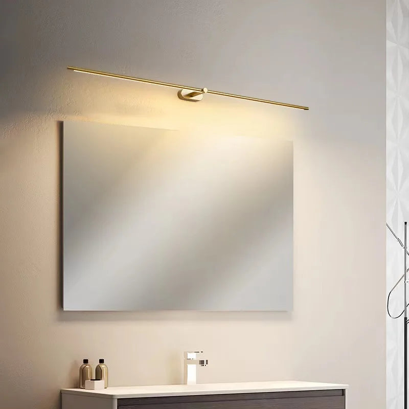 Applique Miroir LED Minimaliste – Salle de Bain & Chambre, 3 Tailles & 2 Lumières