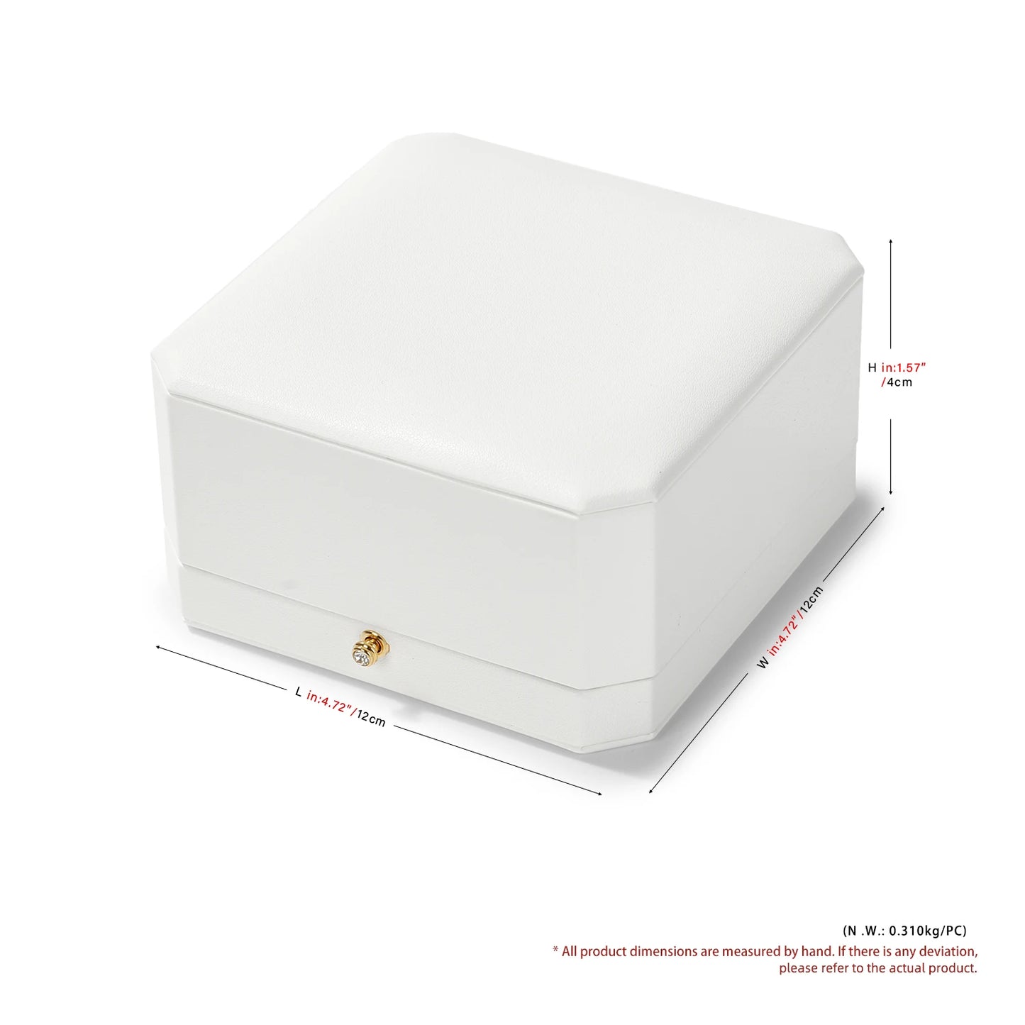 Écrin Bijoux Luxe Blanc & Bleu – Pureté