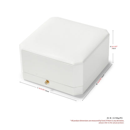 Écrin Bijoux Luxe Blanc & Bleu – Pureté