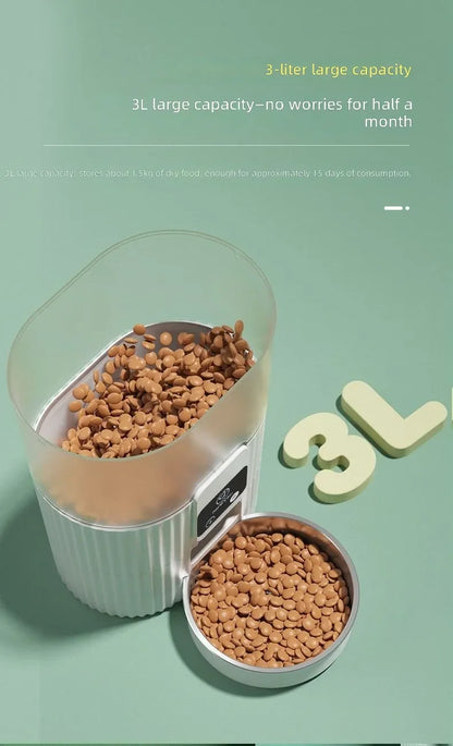 Distributeur automatique WiFi pour chats et chiens, minuteur et portions