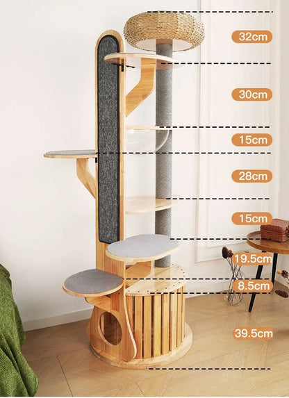 Arbre à Chat Design Premium – Paradis Vertical pour Chats d’Intérieur