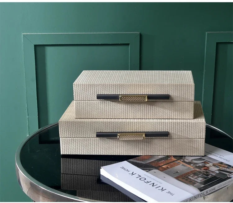 Écrin Bijoux Luxe Beige - Texturé