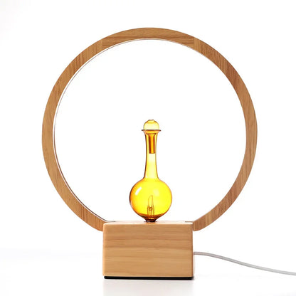 Diffuseur d’Huiles Essentielles Sans Eau en Bois et Verre – Lampe d’Ambiance Aromathérapie Premium