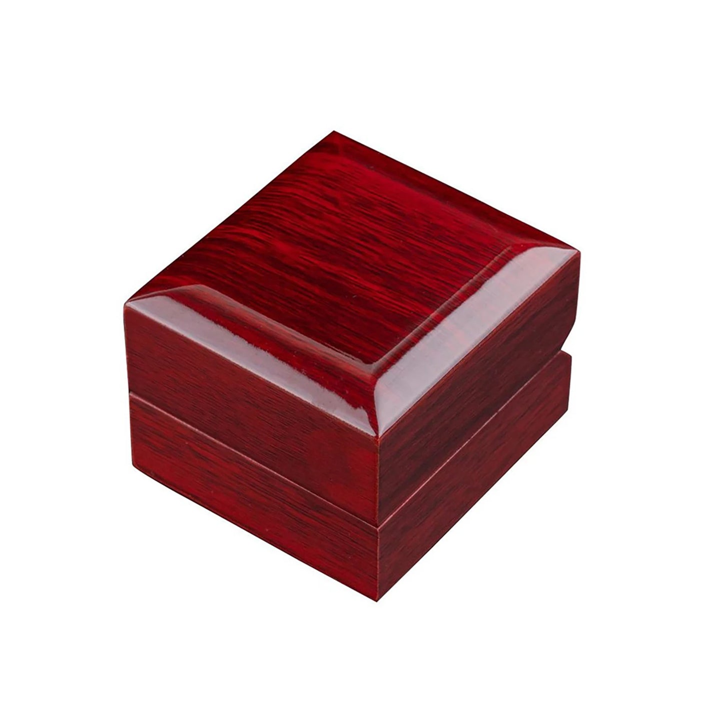 Écrin Bague Bois & Velours avec LED
