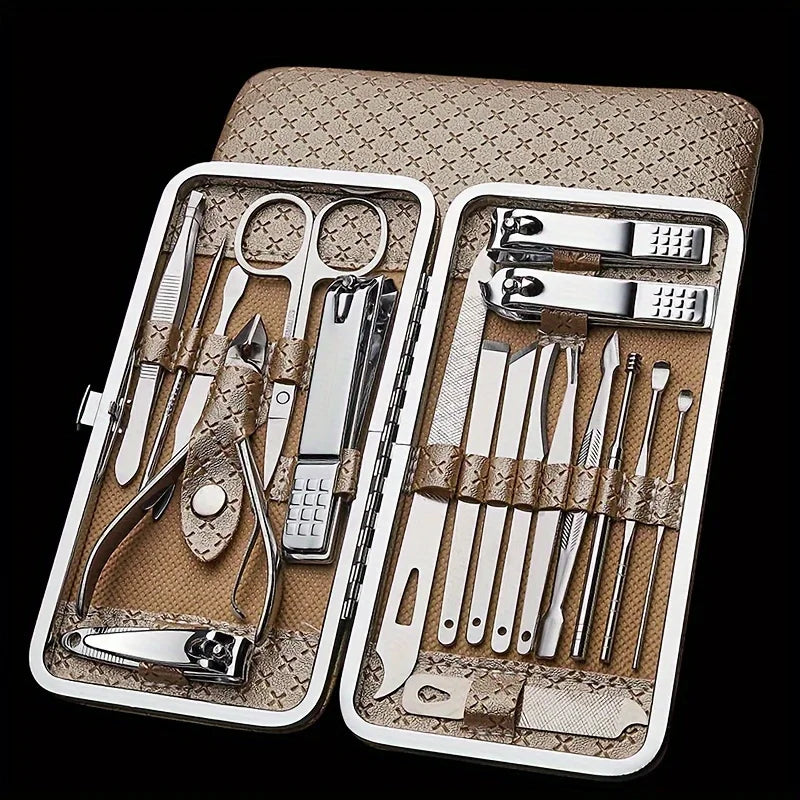 Trousse Manucure et Pédicure 19 Pièces