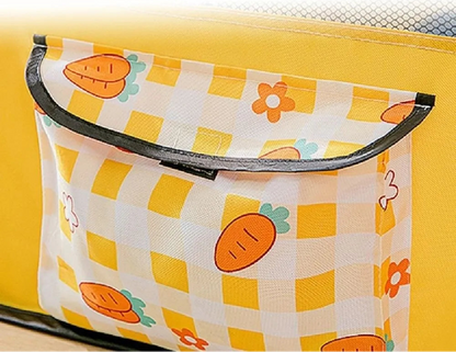 Parc pliable portable pour animaux, parois en filet et fermetures zippées