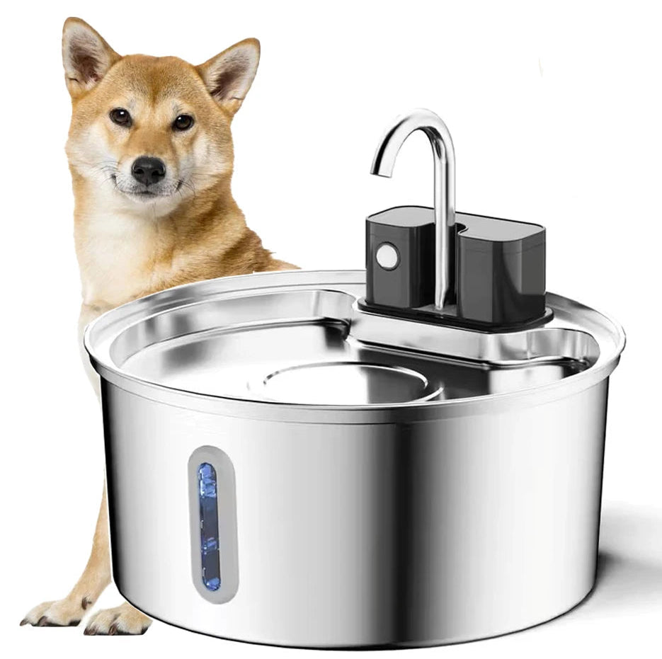 Fontaine à eau 3 modes - Sans Fil 3,2 L - pour Chiens et Chats