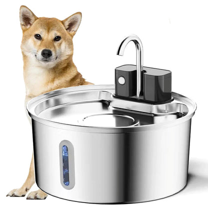 Fontaine à eau 3 modes - Sans Fil 3,2 L - pour Chiens et Chats