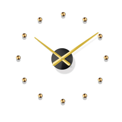 Horloge Murale Géométrique Métal – Grande Taille DIY