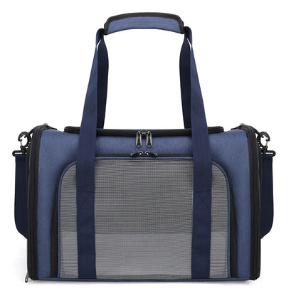 Sac à dos de transport pour chat et chien avec fenêtre en filet