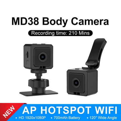 Caméra sport 1080p à fixation magnétique pour collier de chien et chat