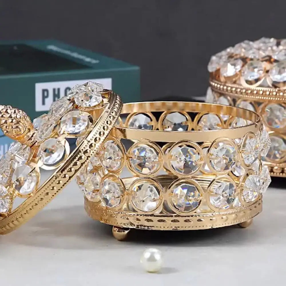 Écrin Bijoux Cristal Doré