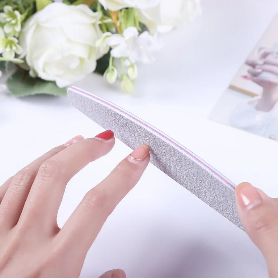 Lot de 10 Limes à Ongles Professionnelles 100/180