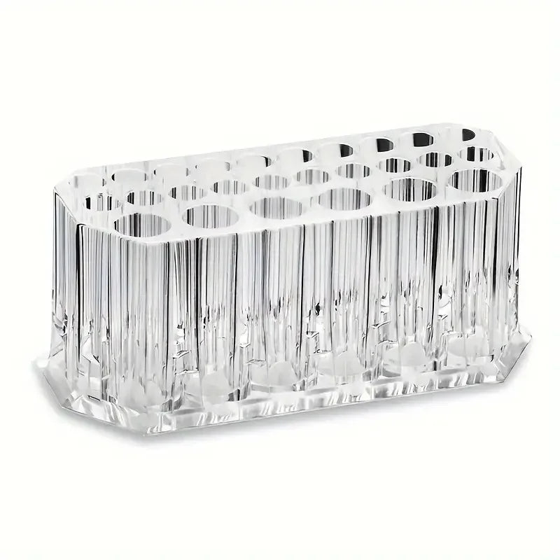 Support acrylique 26 emplacements pour pinceaux et "nail art"