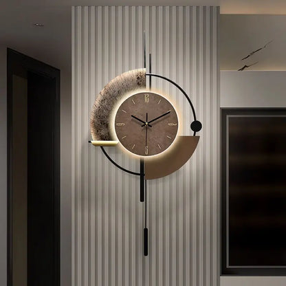 Horloge Murale Lumineuse Design Halo – Silencieuse et Élégante