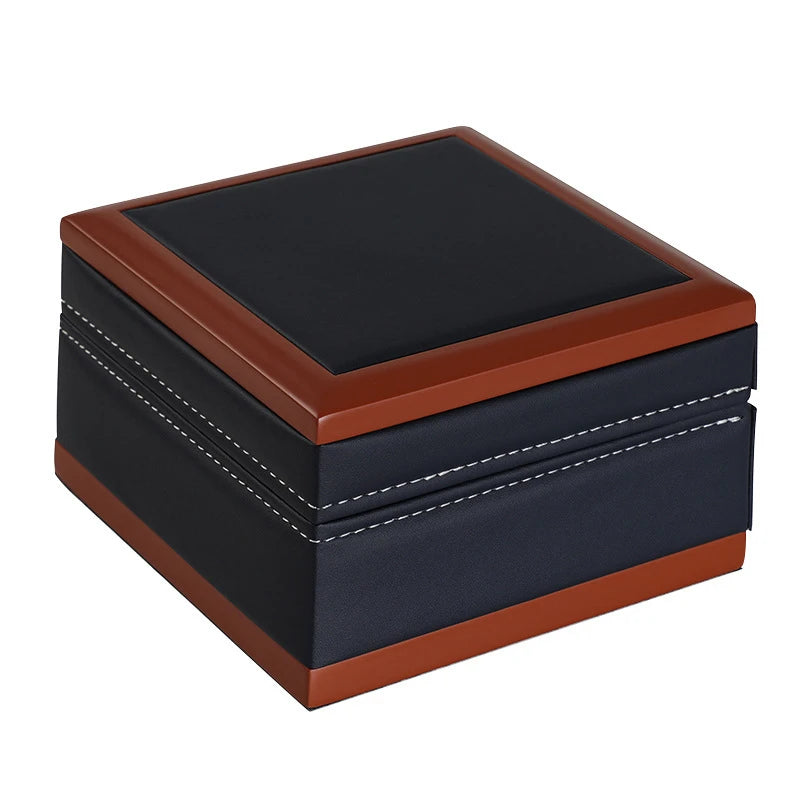 Écrin Montre Luxe Noir & Rouge